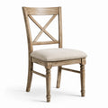 Esszimmerstuhl Eiche Beige Polster X-Rücken