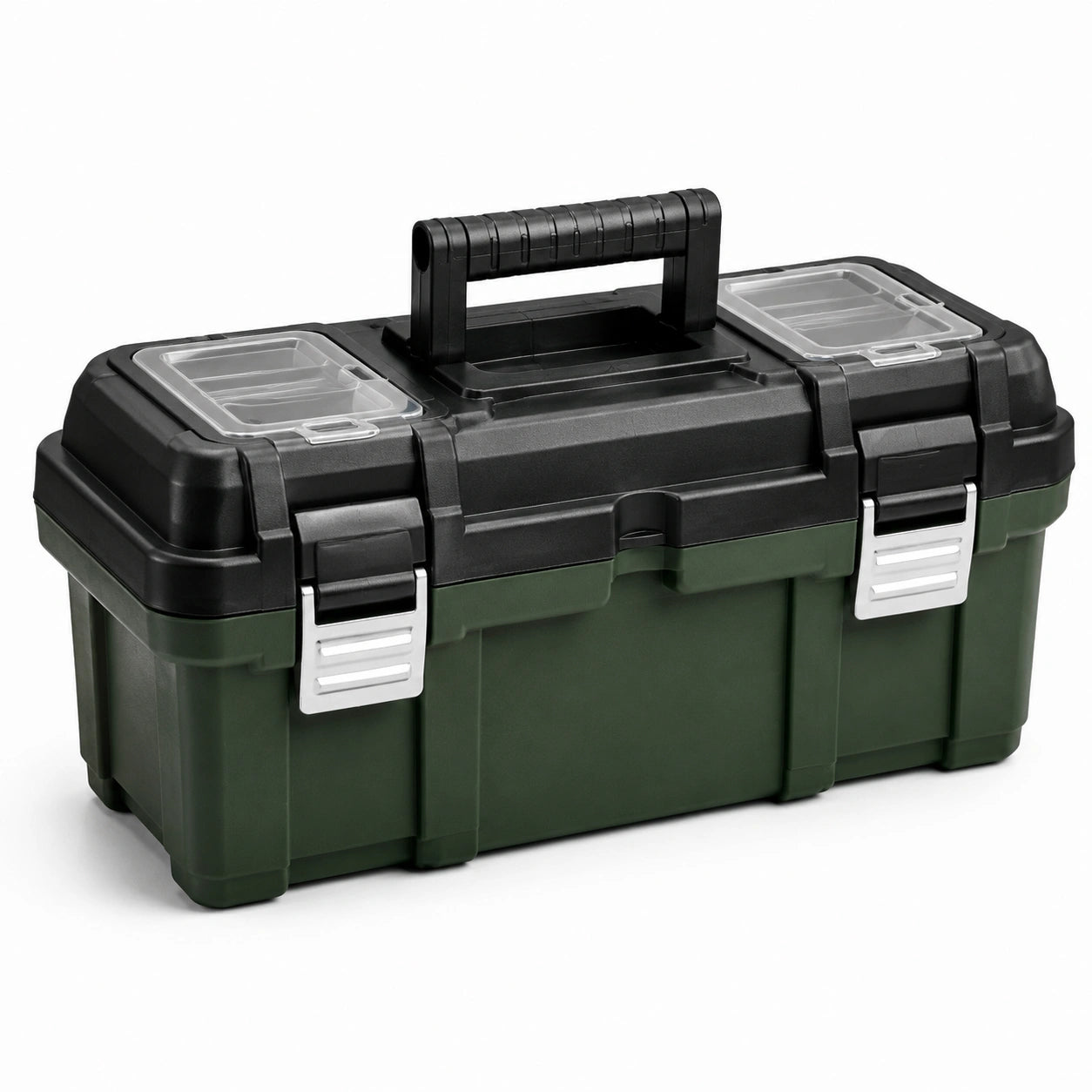 Werkzeugkoffer Polypropylen Schwarz/Grün 45cm