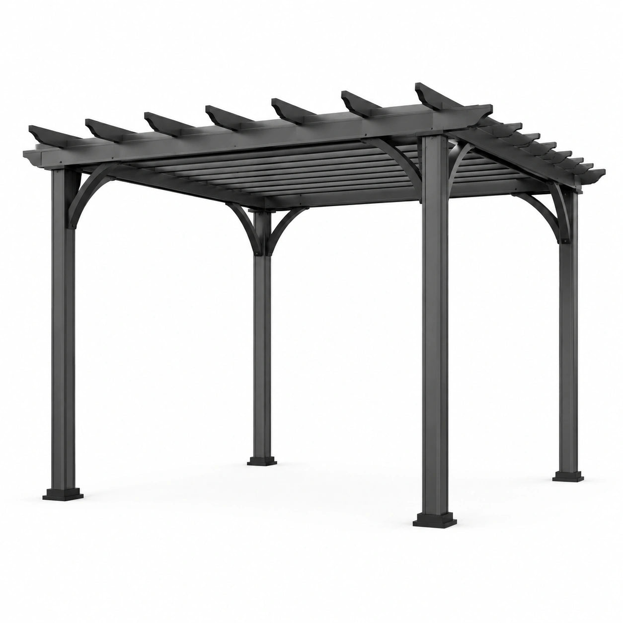 Metall Pergola Anthrazit 300x300 cm